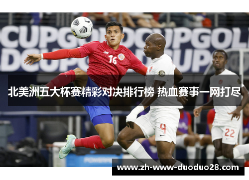 北美洲五大杯赛精彩对决排行榜 热血赛事一网打尽